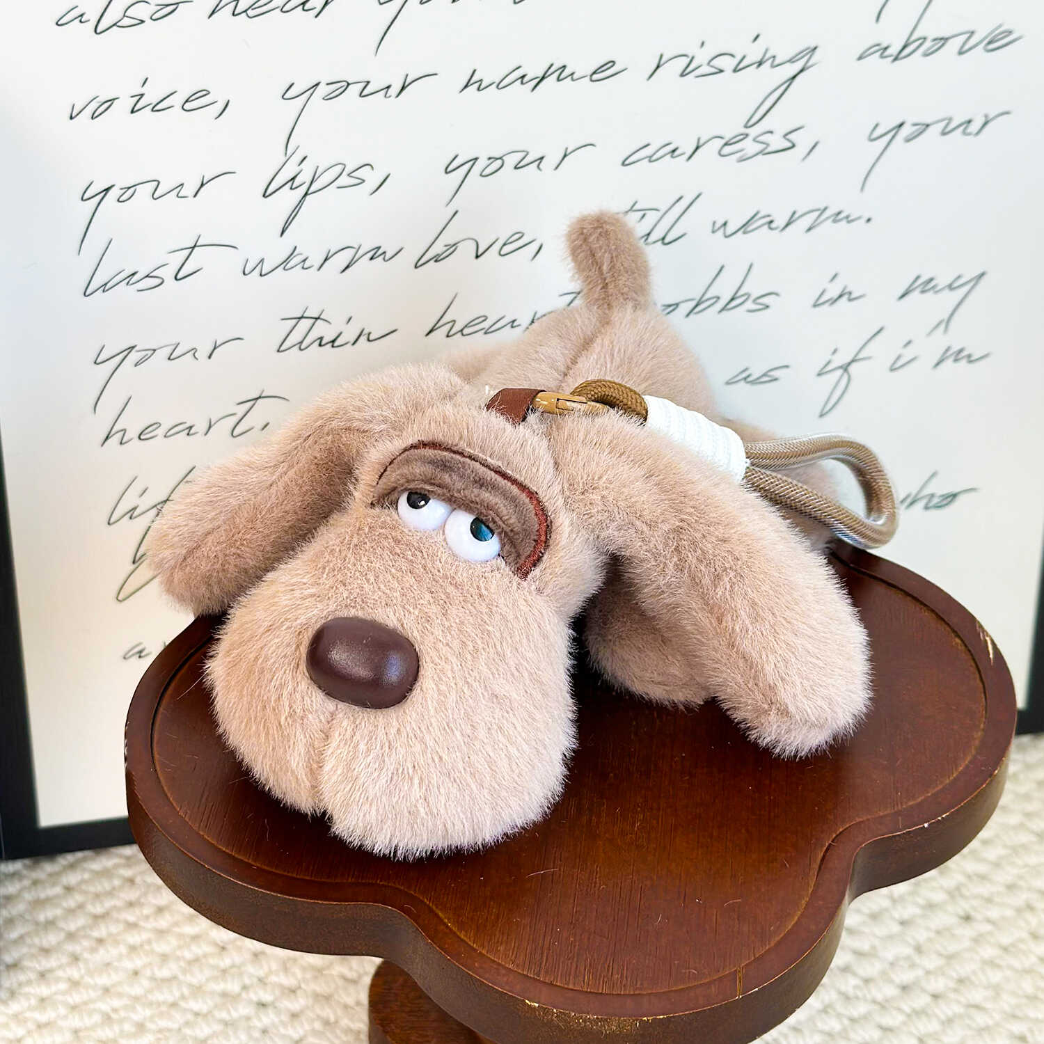 15cm Big - Eyed Dog Plush Pendant