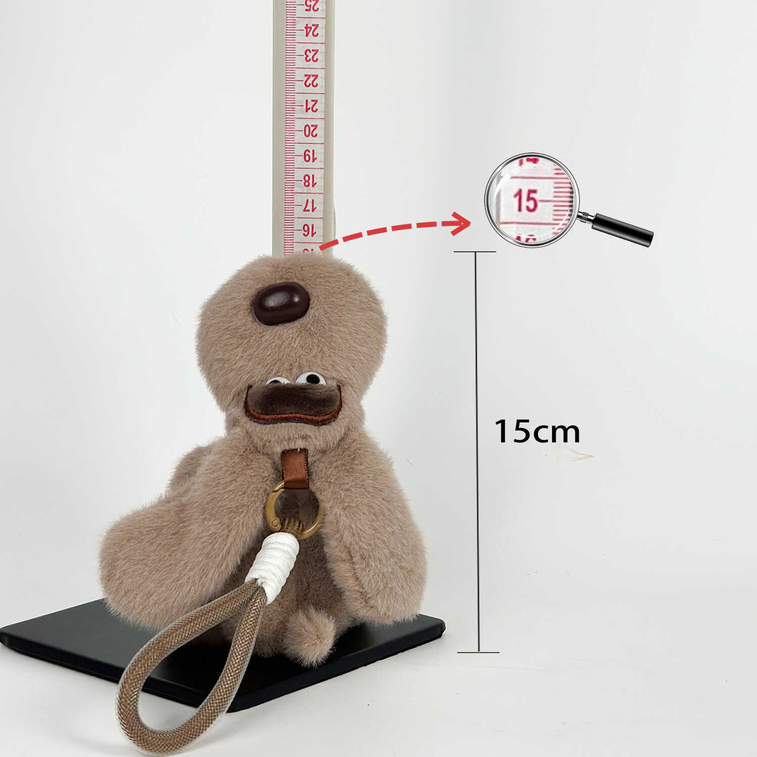 15cm Big - Eyed Dog Plush Pendant - Image 5