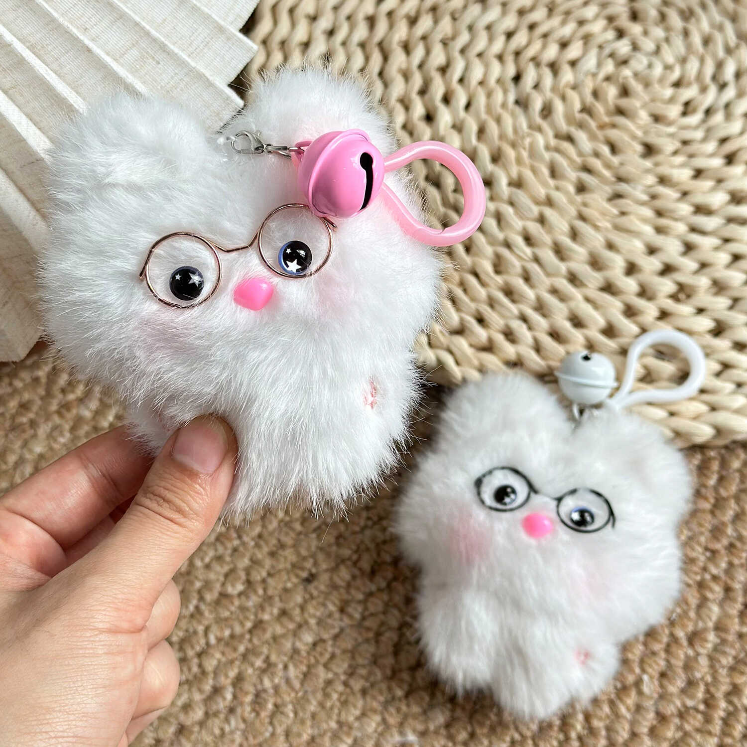 4 - inch 10cm Doctor Rabbit Plush Toy Pendant