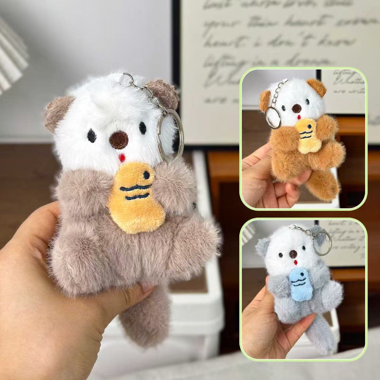 Cute & Mellow Otter Cub Keychain