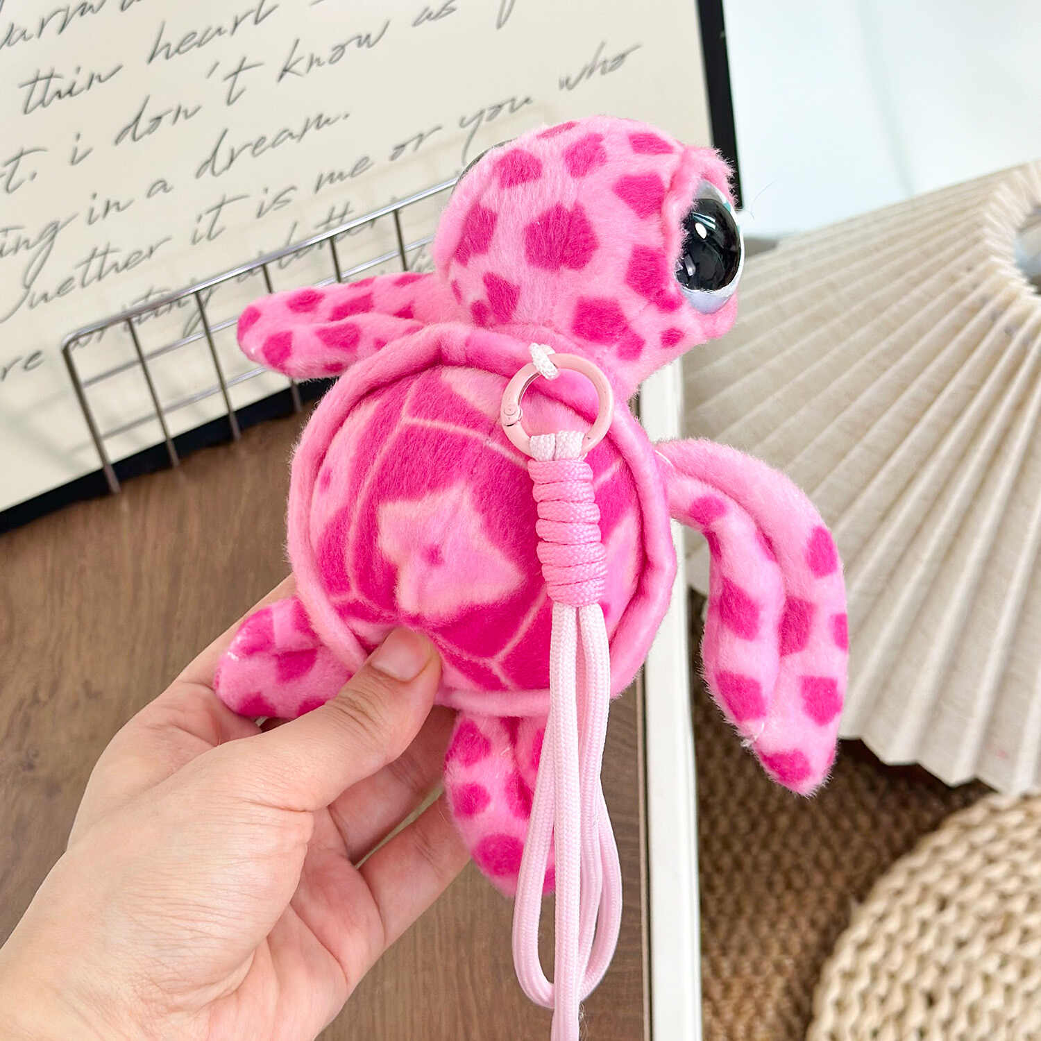 4 - inch 13cm Realistic Sea Turtle Plush Pendant - Alternative View