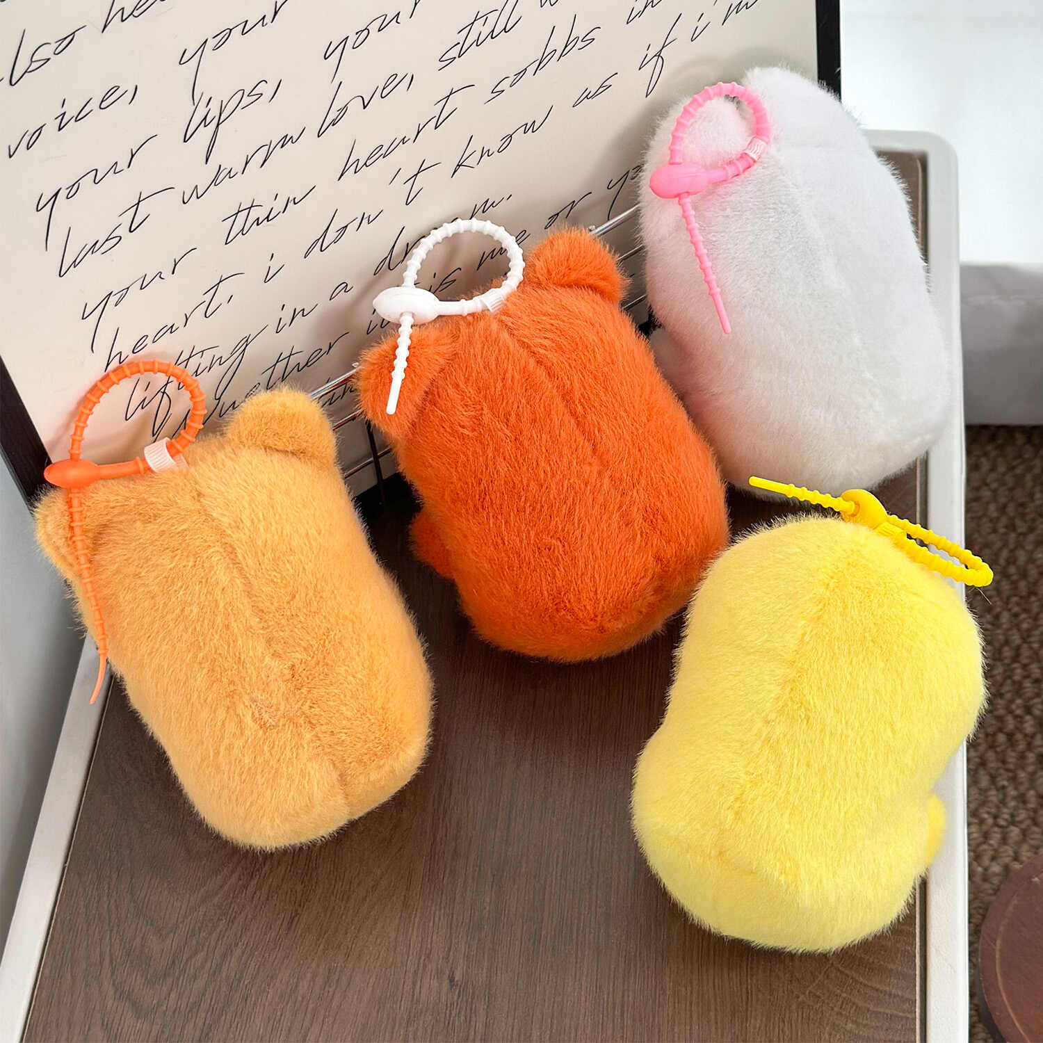 4 - inch 11cm Tuan Tuan Sitting Animal Pendant (Silicone Buckle) - Alternative View