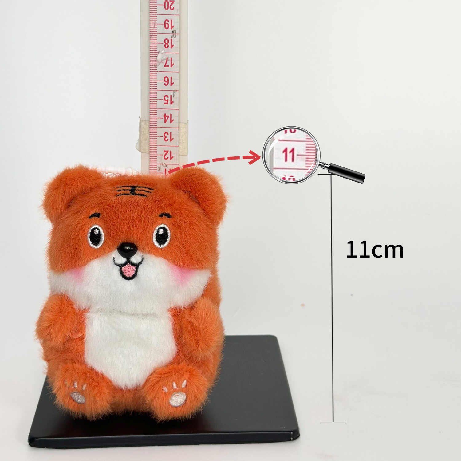 4 - inch 11cm Tuan Tuan Sitting Animal Pendant (Silicone Buckle) - Image 6