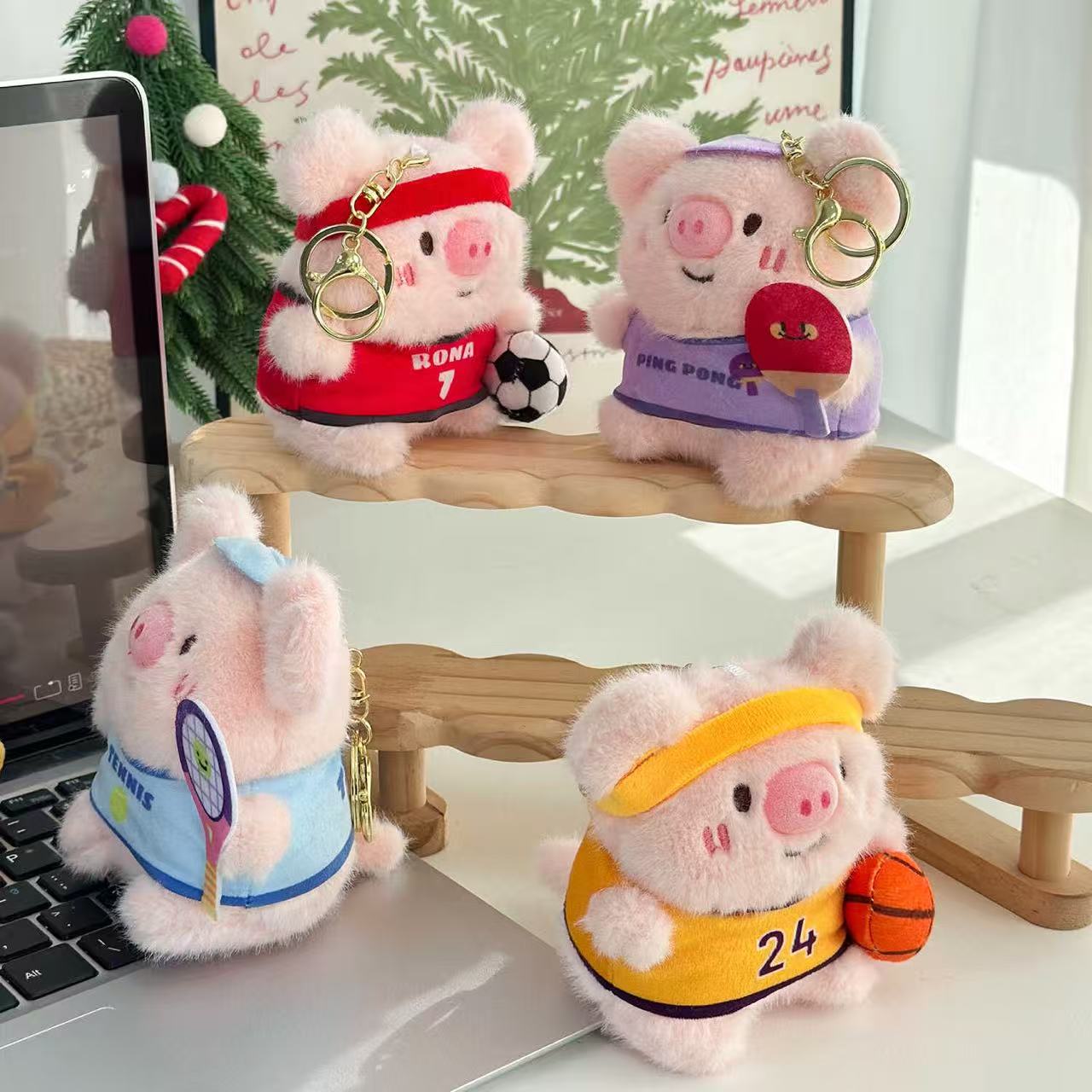 Sports Piglet Keychain - Alternative View