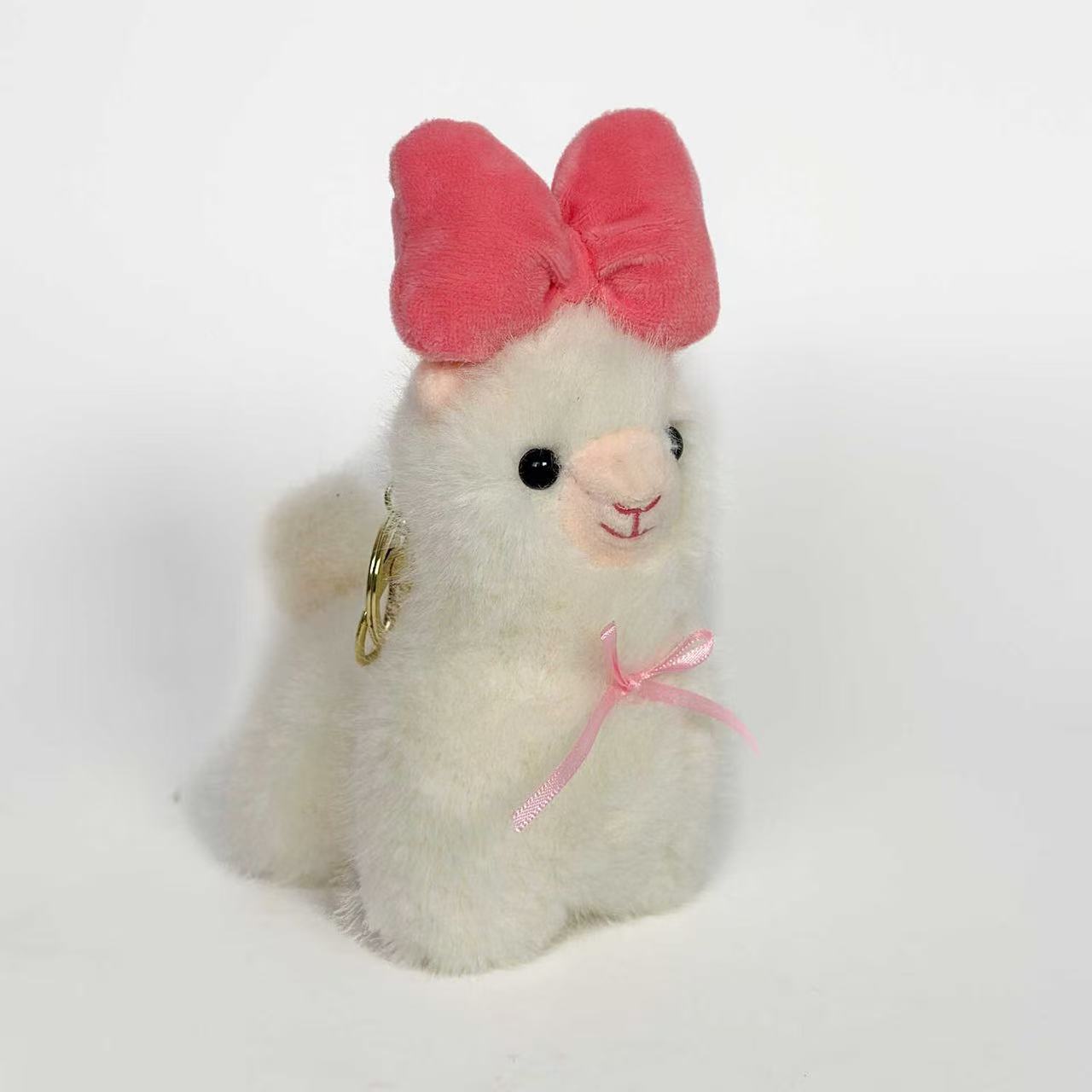 Hair Bow Alpaca Keychain - Image 6