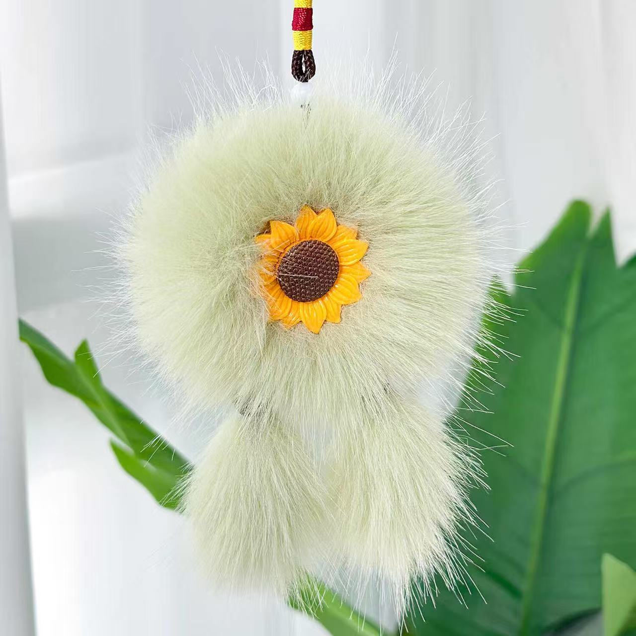 Sunflower Dreamcatcher Plush Keychain - Alternative View