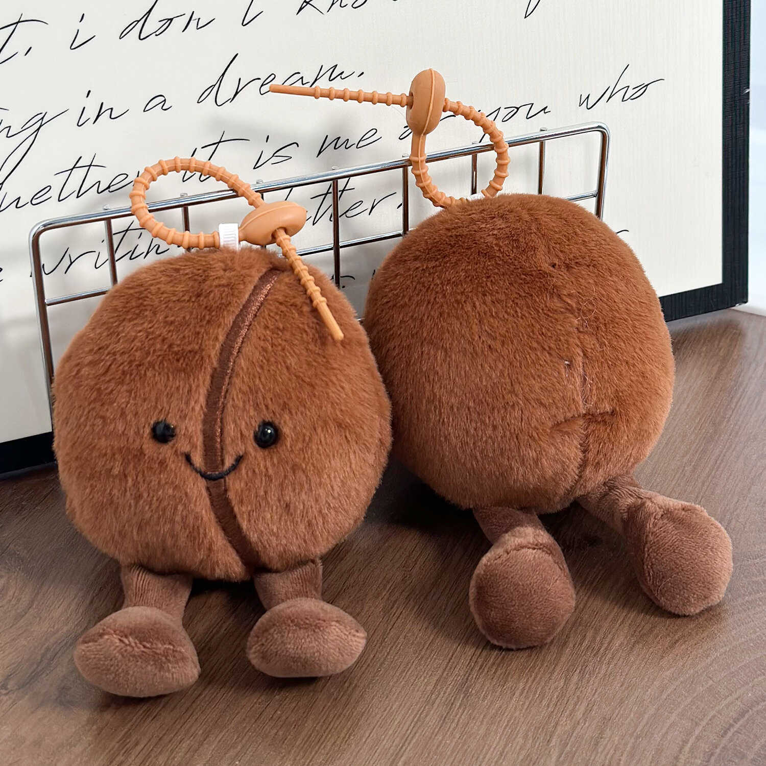 Coffee Beans Plush Keychain - Alternative View