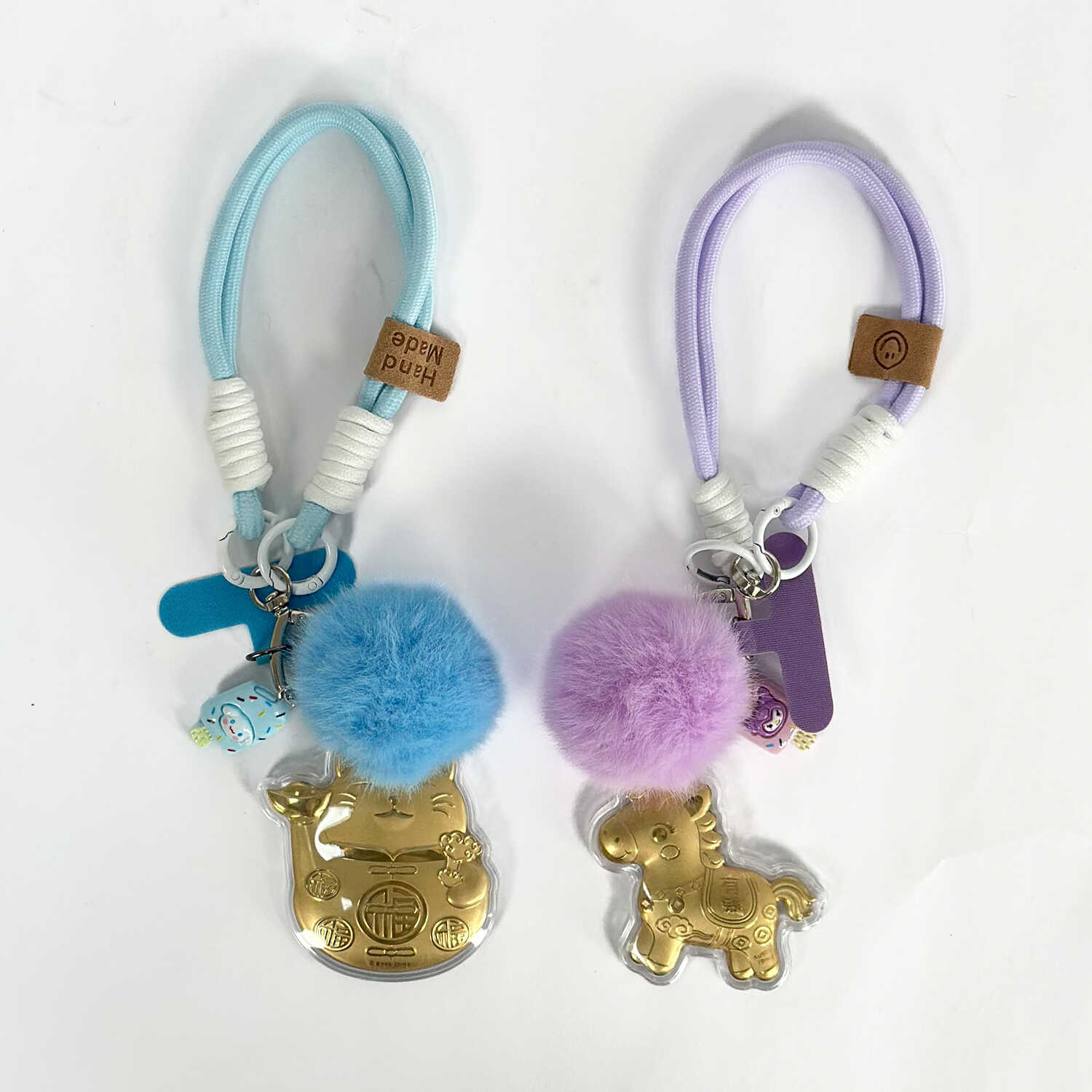 Fortune-Attracting Plush Keychain