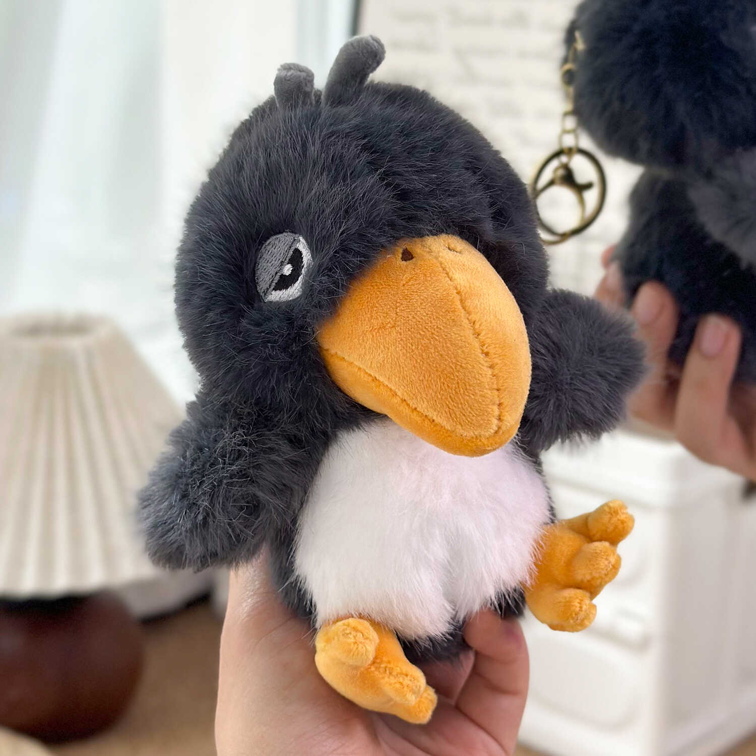 4 - inch 12cm Big - Mouthed Corner Plush Pendant - Alternative View