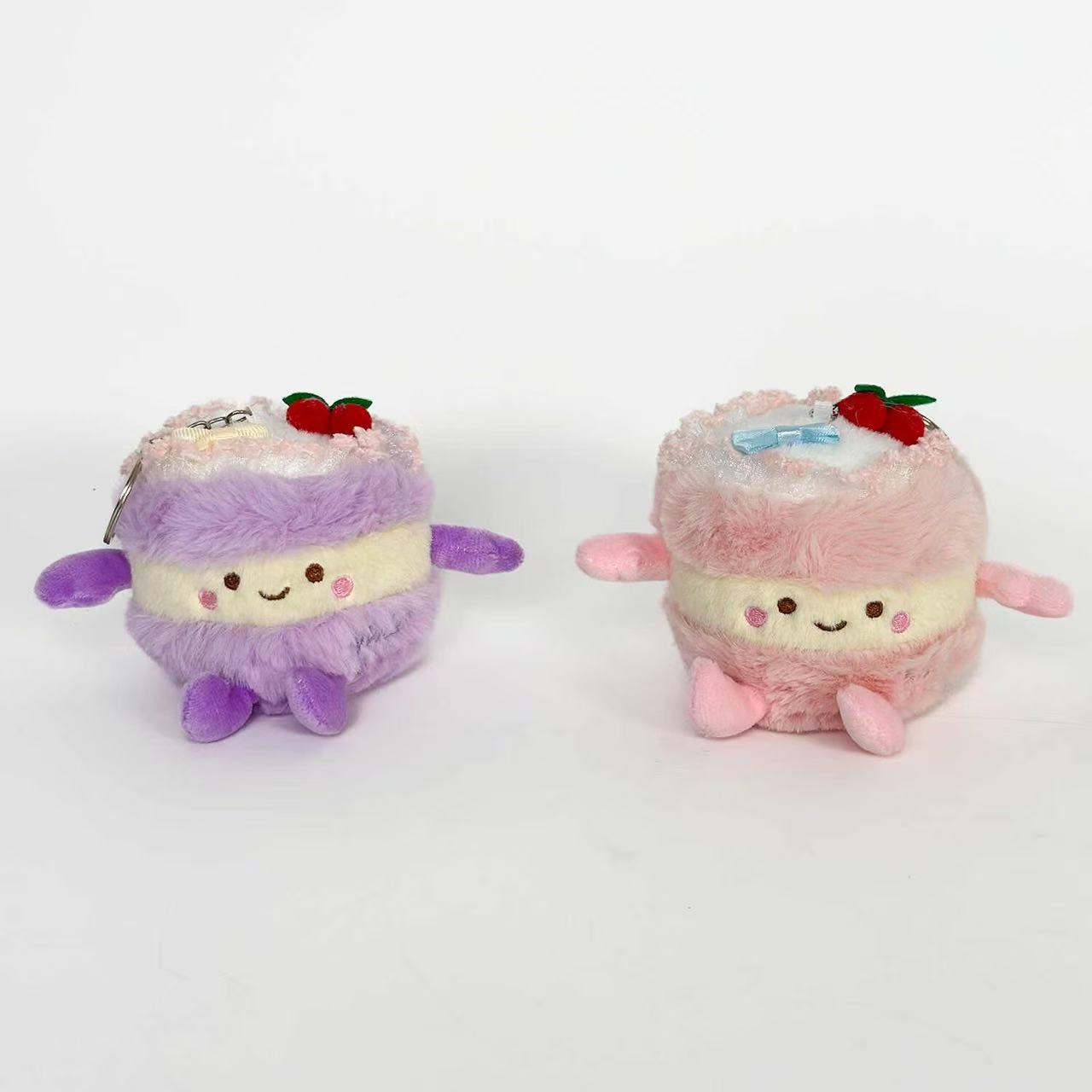 Sweet & Cute Mini Cake Plush Keychain - Image 6