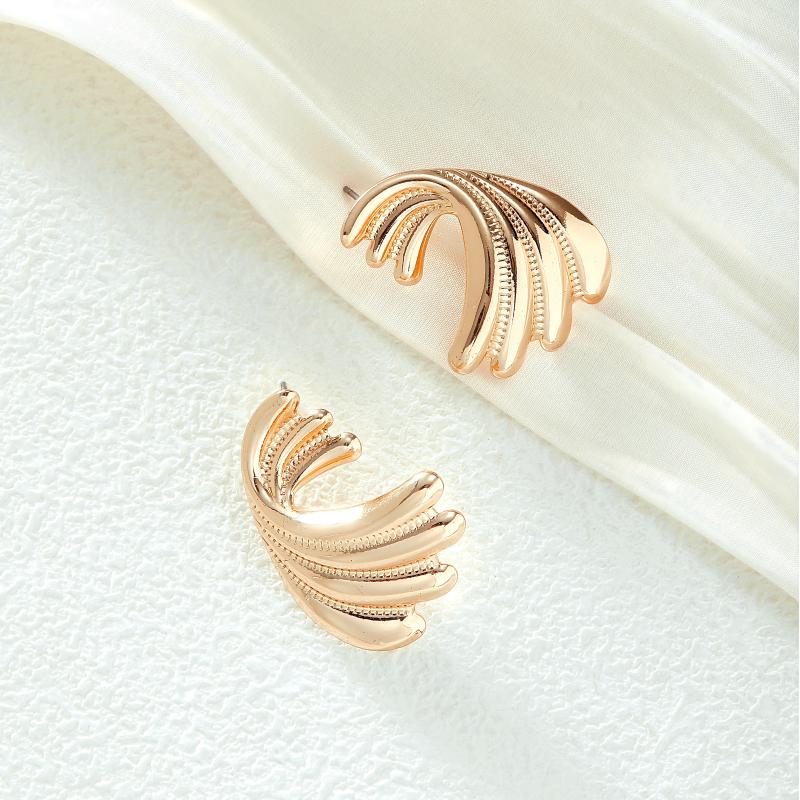 Wing - Shaped Iron Earrings