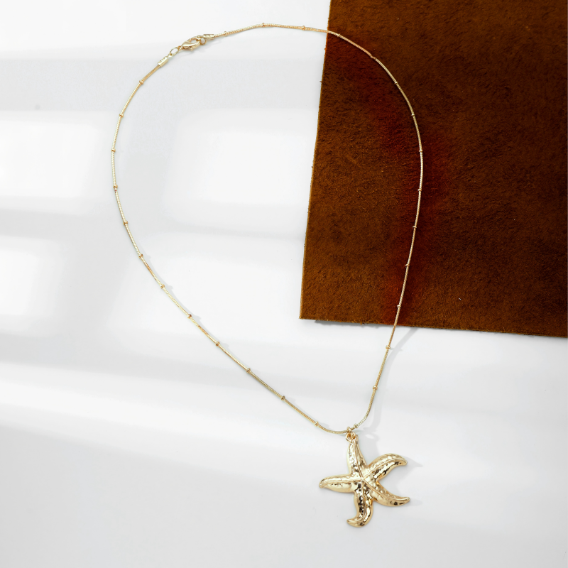 Starfish - Shaped Iron Necklace