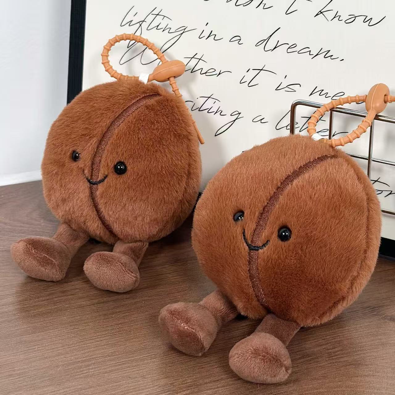 Coffee Beans Plush Keychain - Image 5