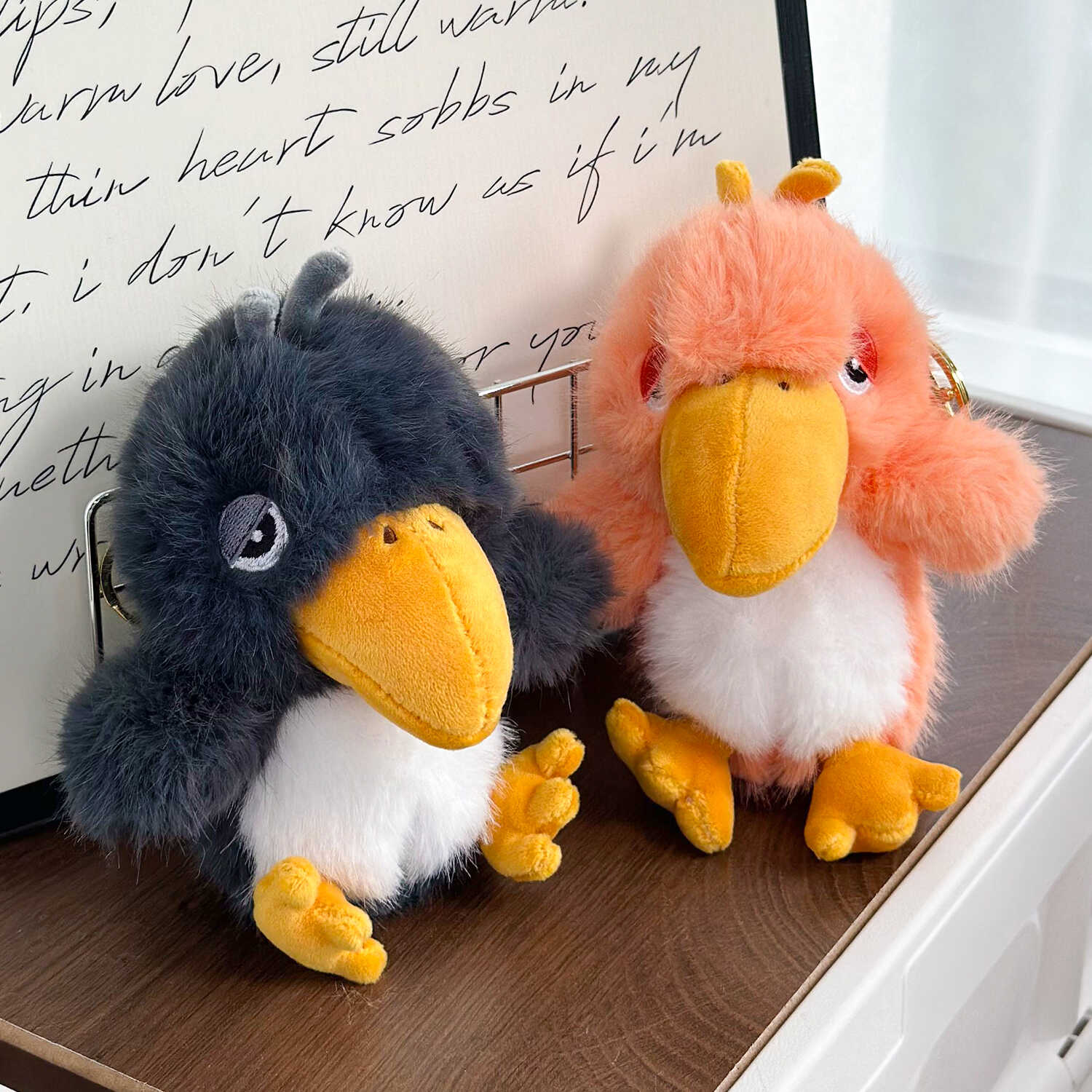 4 - inch 12cm Big - Mouthed Corner Plush Pendant