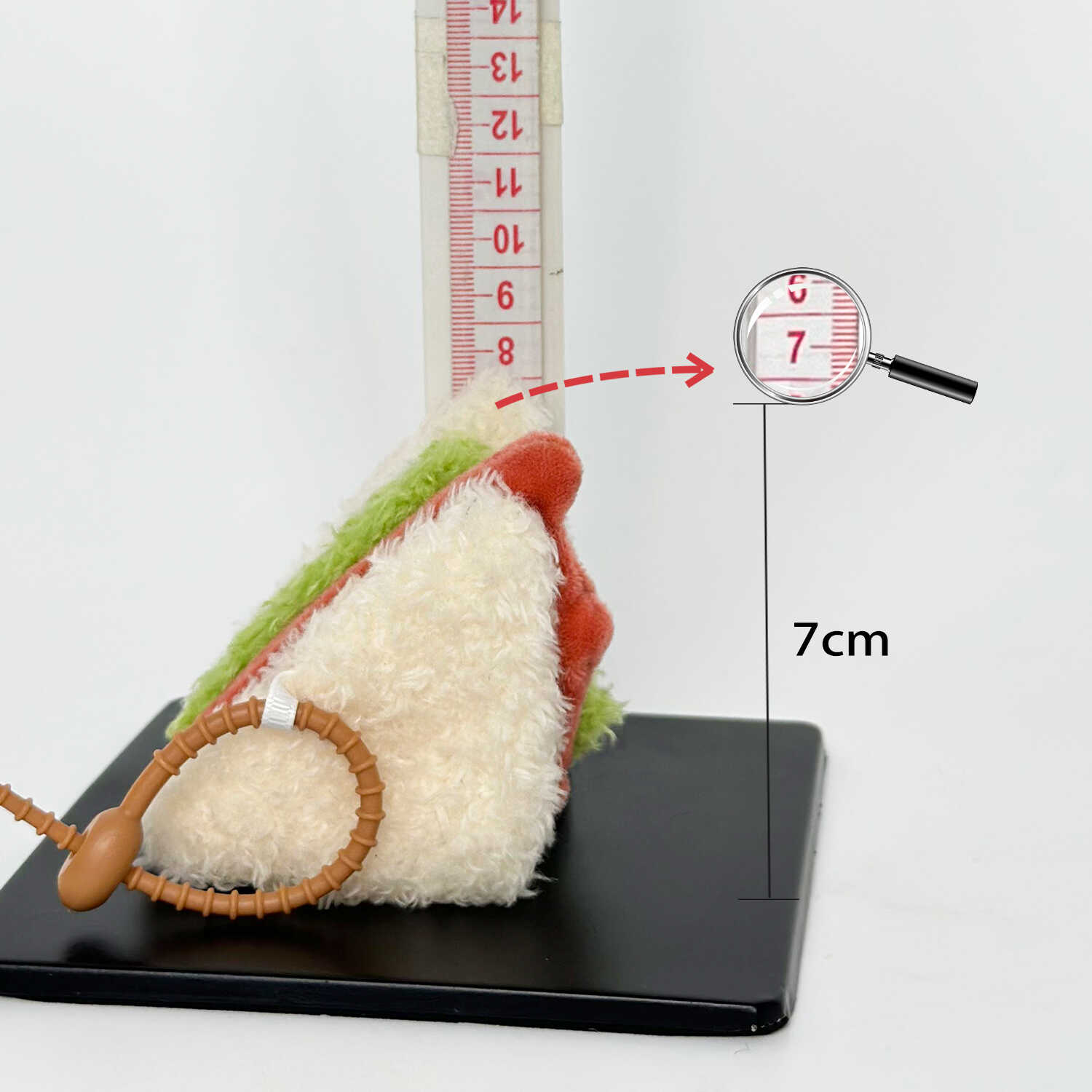 4 - inch 6 - 9cm Afternoon Tea Set Plush Pendant - Image 5