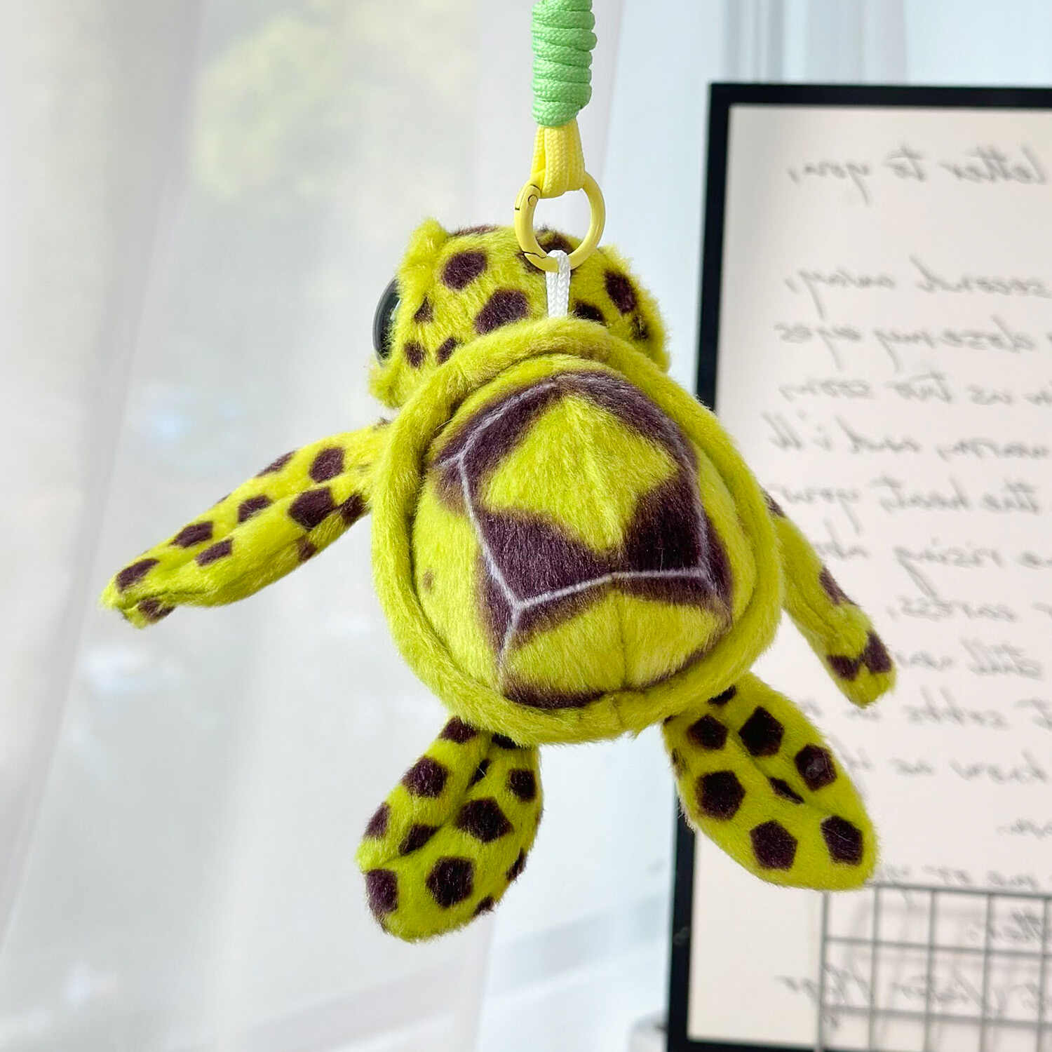 4 - inch 13cm Realistic Sea Turtle Plush Pendant - Image 6