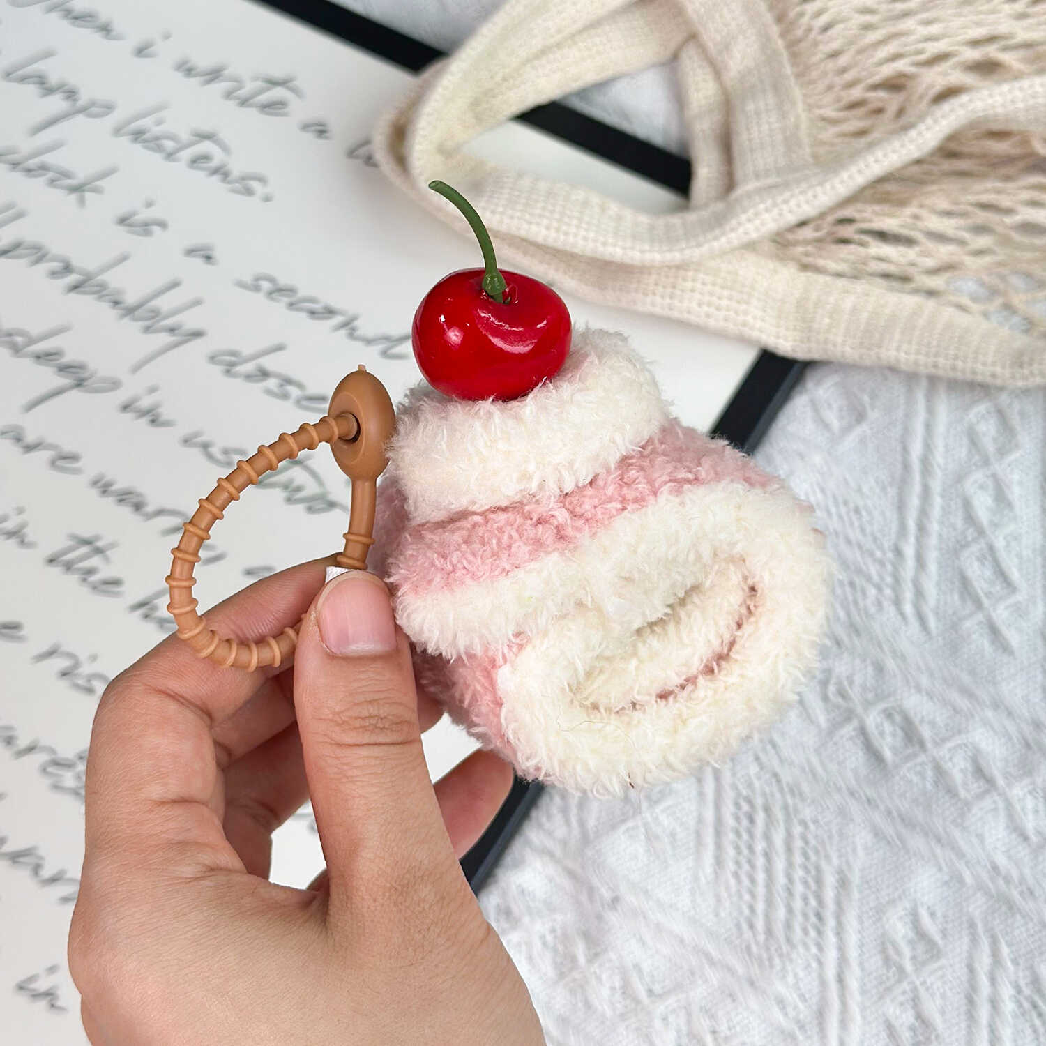 4 - inch 6 - 9cm Afternoon Tea Set Plush Pendant - Image 6