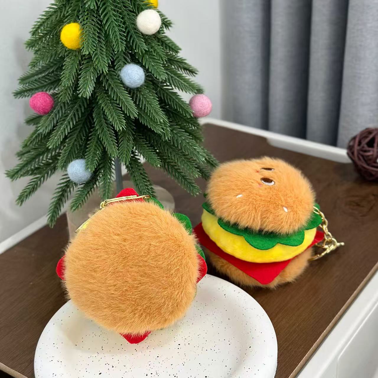 Delicious Food Toy Hamburger Keychain - Alternative View