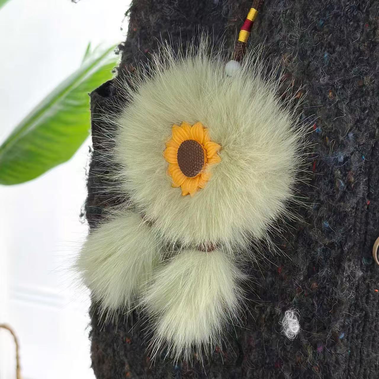 Sunflower Dreamcatcher Plush Keychain - Image 5