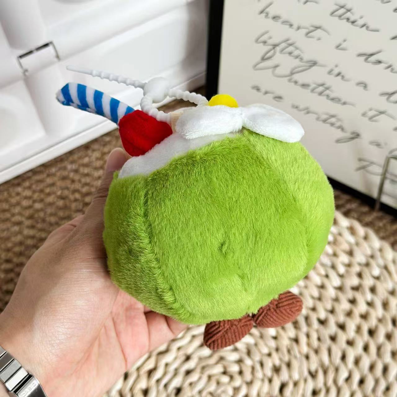 Cute Coconut Keychain - Alternative View