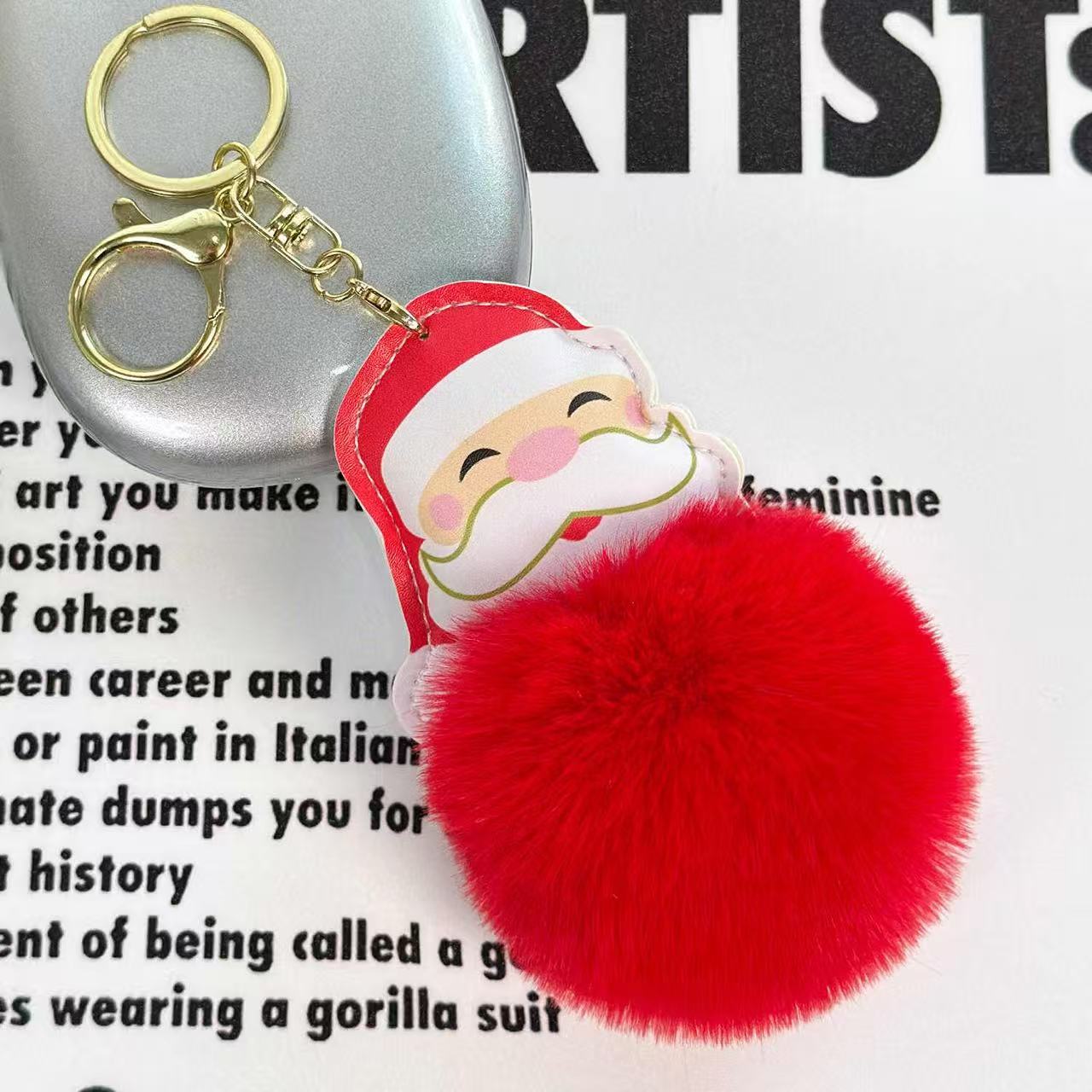 Santa Claus Plush Charm