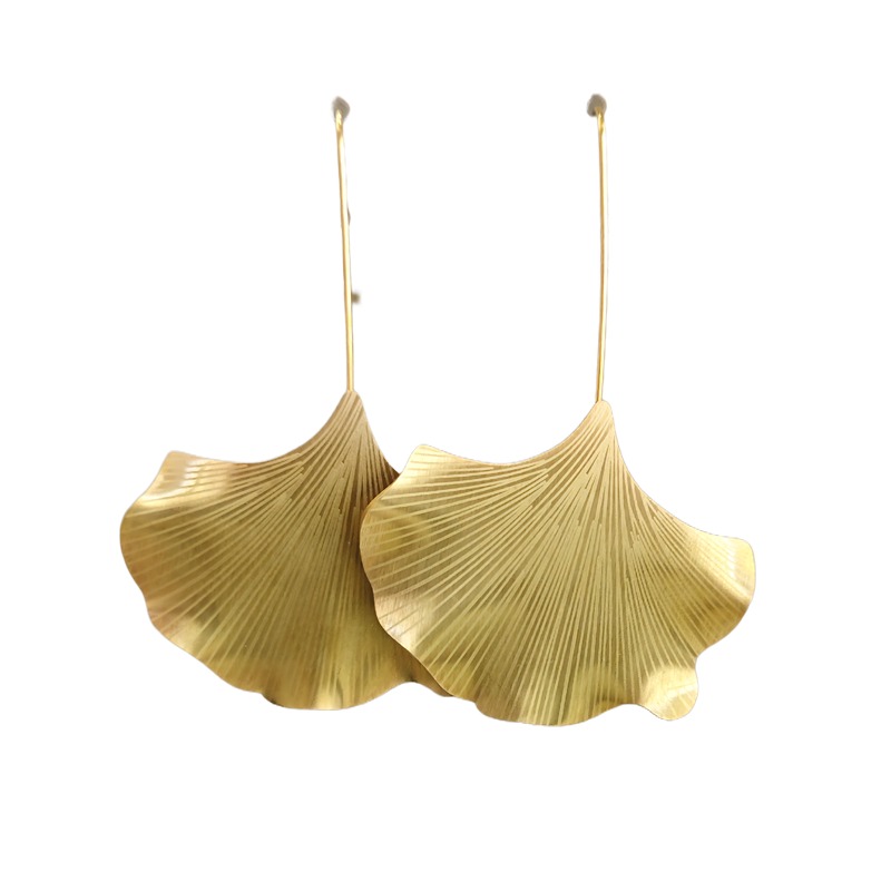 Ginkgo Leaf Earrings