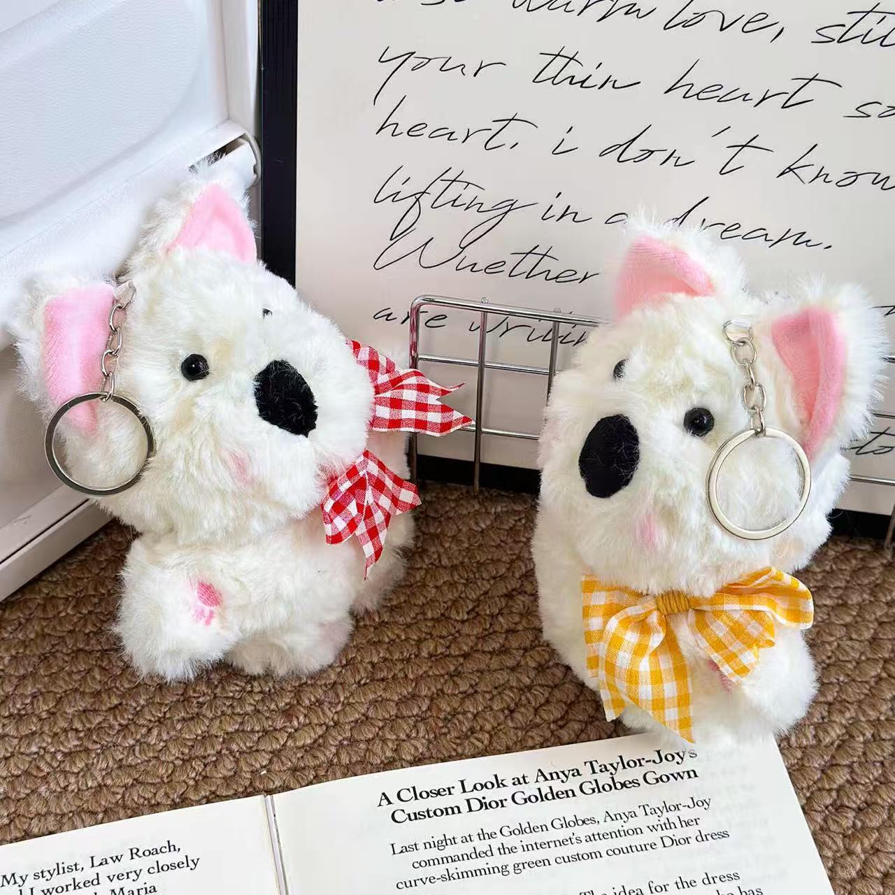 Cute Westie Keychain - Alternative View