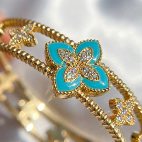 Pavé Zircon Bracelet Euro-American Luxury Metal Bracelet