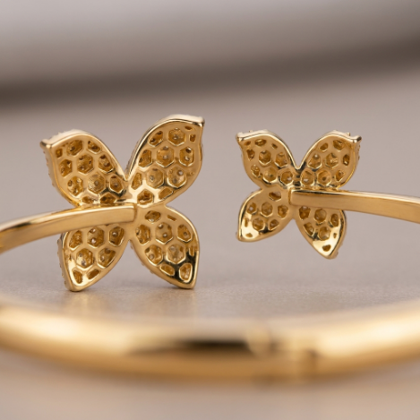 Pavé Zircon Bracelet Euro-American Luxury Metal Bracelet