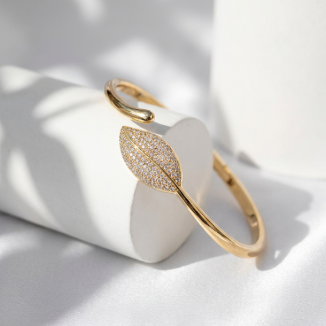 Pavé Zircon Bracelet Euro-American Luxury Metal Bracelet Hover