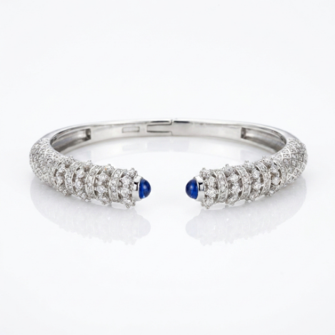 Pavé Zircon Bracelet Euro-American Luxury Metal Bracelet