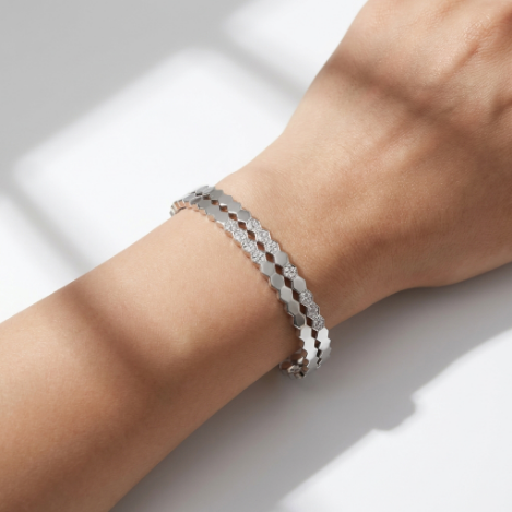 Pavé Zircon Bracelet Euro-American Luxury Metal Bracelet