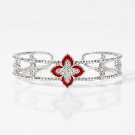 Pavé Zircon Bracelet Euro-American Luxury Metal Bracelet