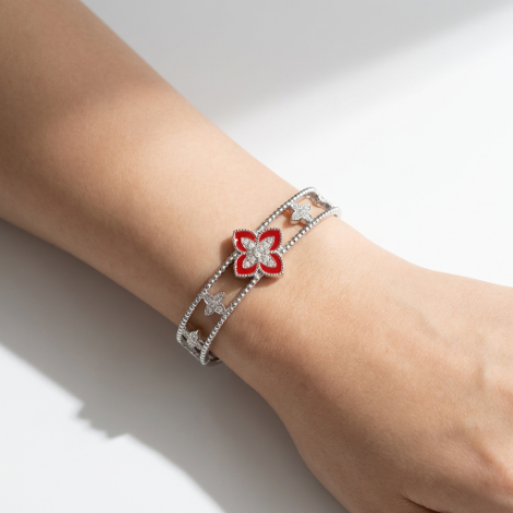 Pavé Zircon Bracelet Euro-American Luxury Metal Bracelet