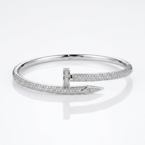 Pavé Zircon Bracelet Euro-American Luxury Metal Bracelet