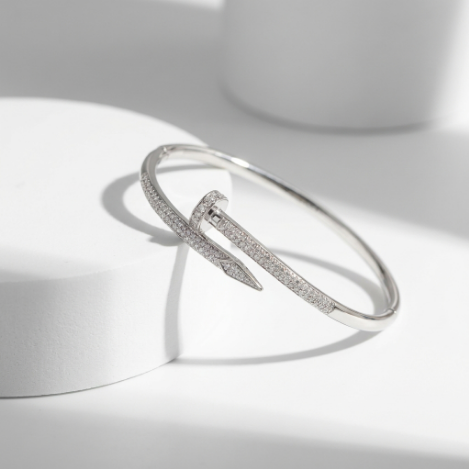 Pavé Zircon Bracelet Euro-American Luxury Metal Bracelet Hover