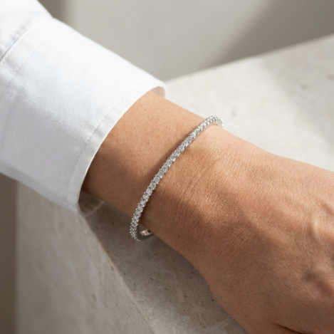 Pavé Zircon Bracelet Euro-American Luxury Metal Bracelet