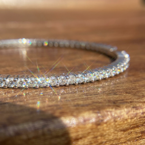 Pavé Zircon Bracelet Euro-American Luxury Metal Bracelet