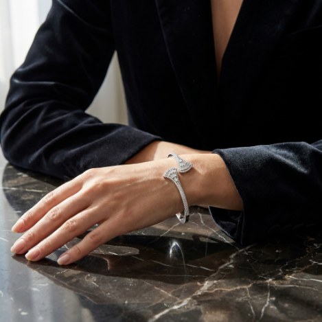 Pavé Zircon Bracelet Euro-American Luxury Metal Bracelet