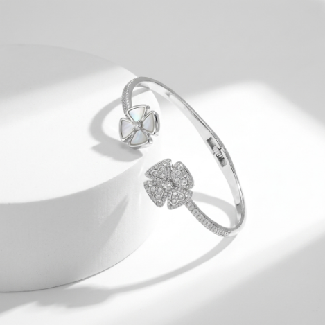 Pavé Zircon Bracelet Euro-American Luxury Metal Bracelet Hover