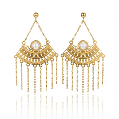 Pavé Zircon Butterfly High Polish Stainless Steel Earrings