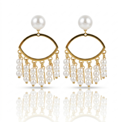 Pavé Zircon Butterfly High Polish Stainless Steel Earrings