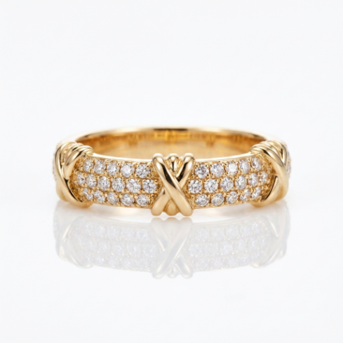 Classic Accent Stone 5A Stone Minimalist High Polish Vacuum Plated 304 Stainless Steel Ring