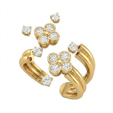Signet Bold Stone Row Motif Pavé Zircon 304 Stainless Steel Ring